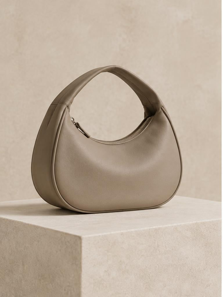 Bolso de Mano Taupe - Polliry
